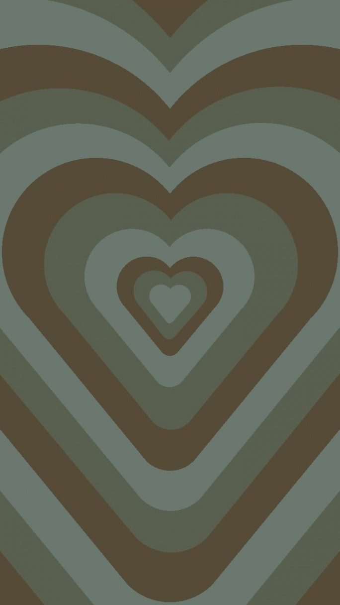 brown and green heart wallpaper  Heart wallpaper, Iphone