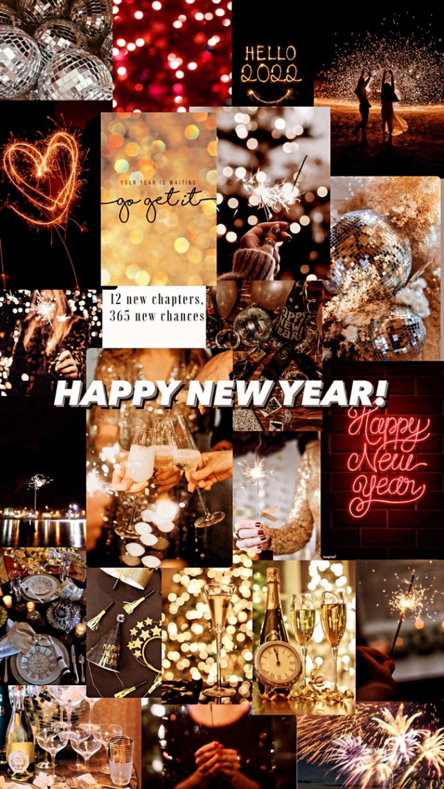 Collage- Happy New Year!  New year