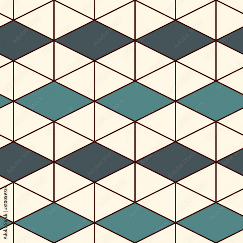 Contemporary geometric pattern