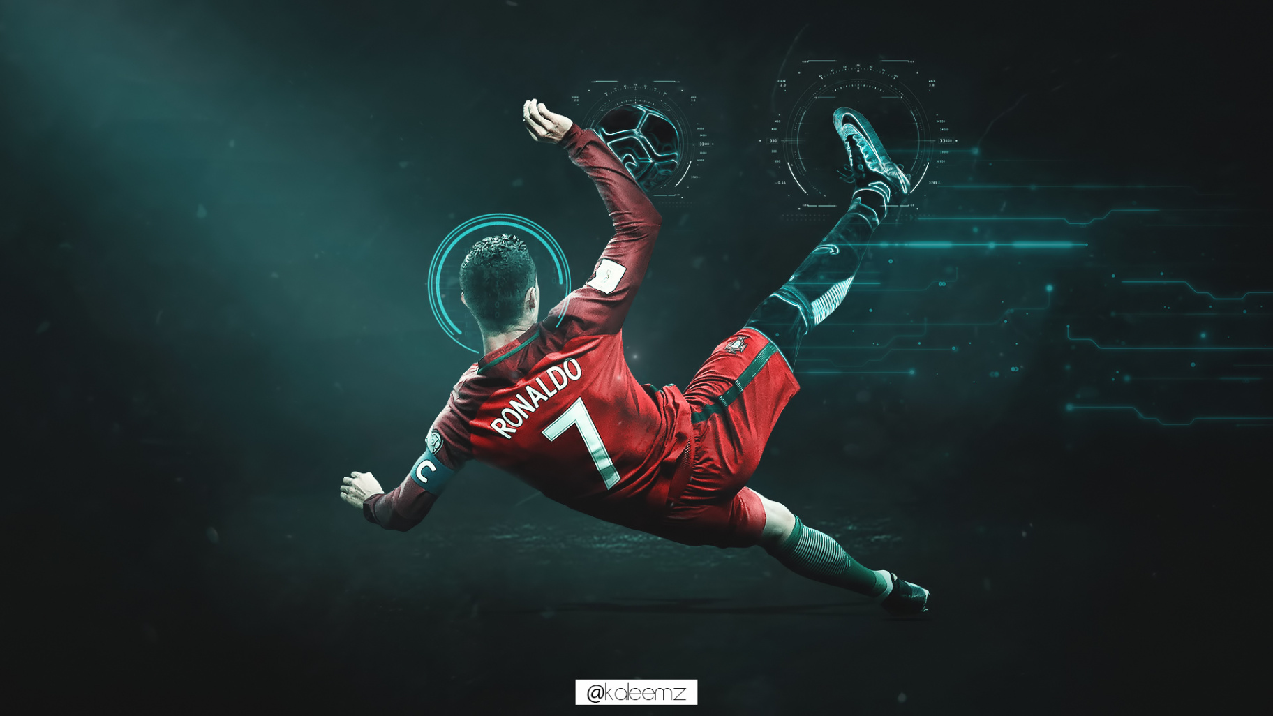 CRISTIANO RONALDO  Desktop wallpaper by Kaleemz on DeviantArt