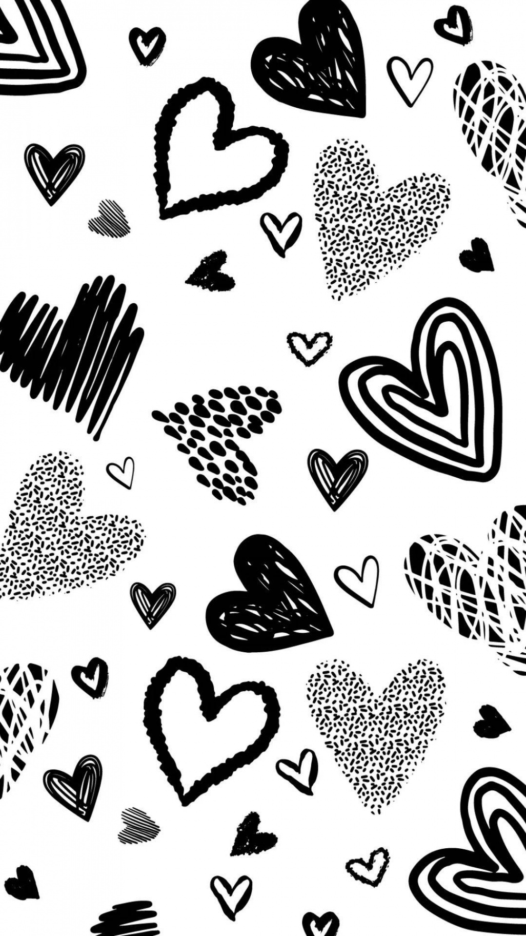 Download Aesthetic White Hearts Wallpaper  Wallpapers