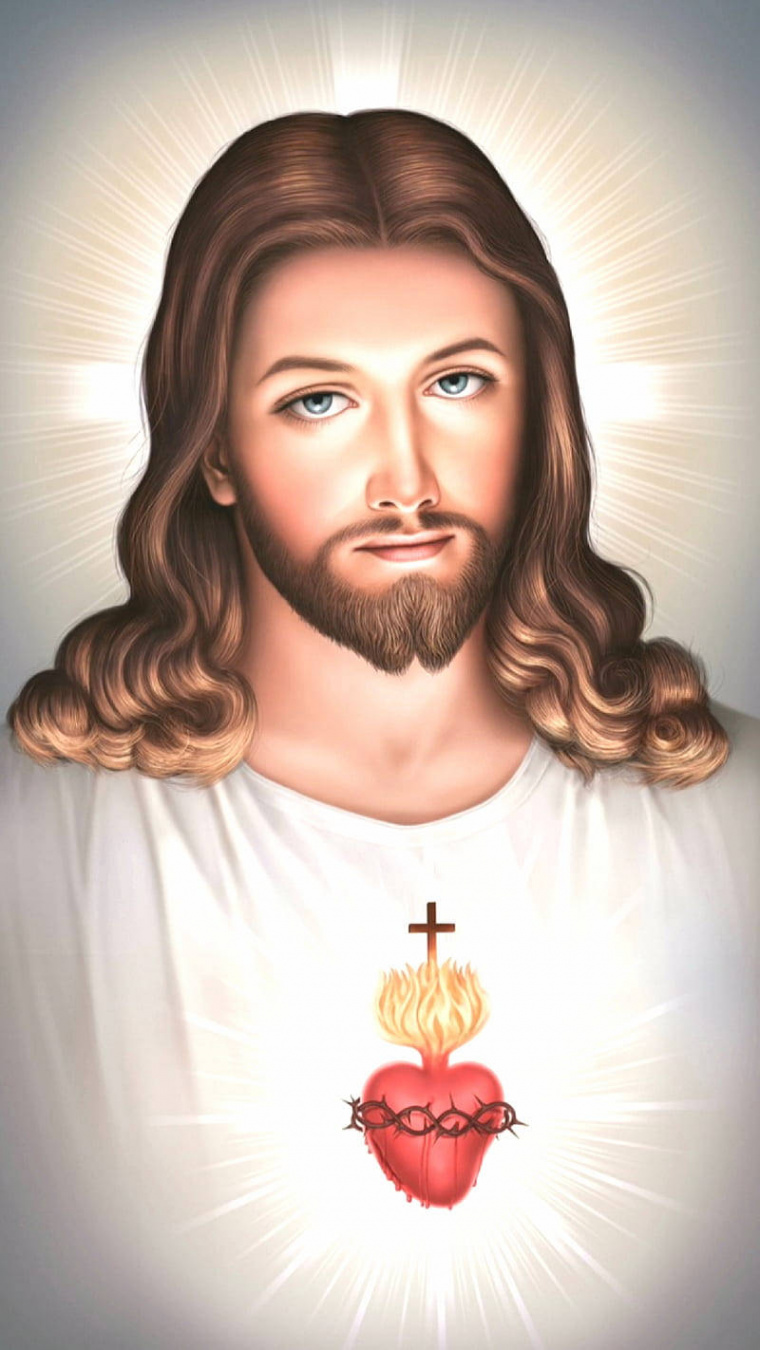 Download Sacred Heart Of Christ Jesus Phone Wallpaper  Wallpapers