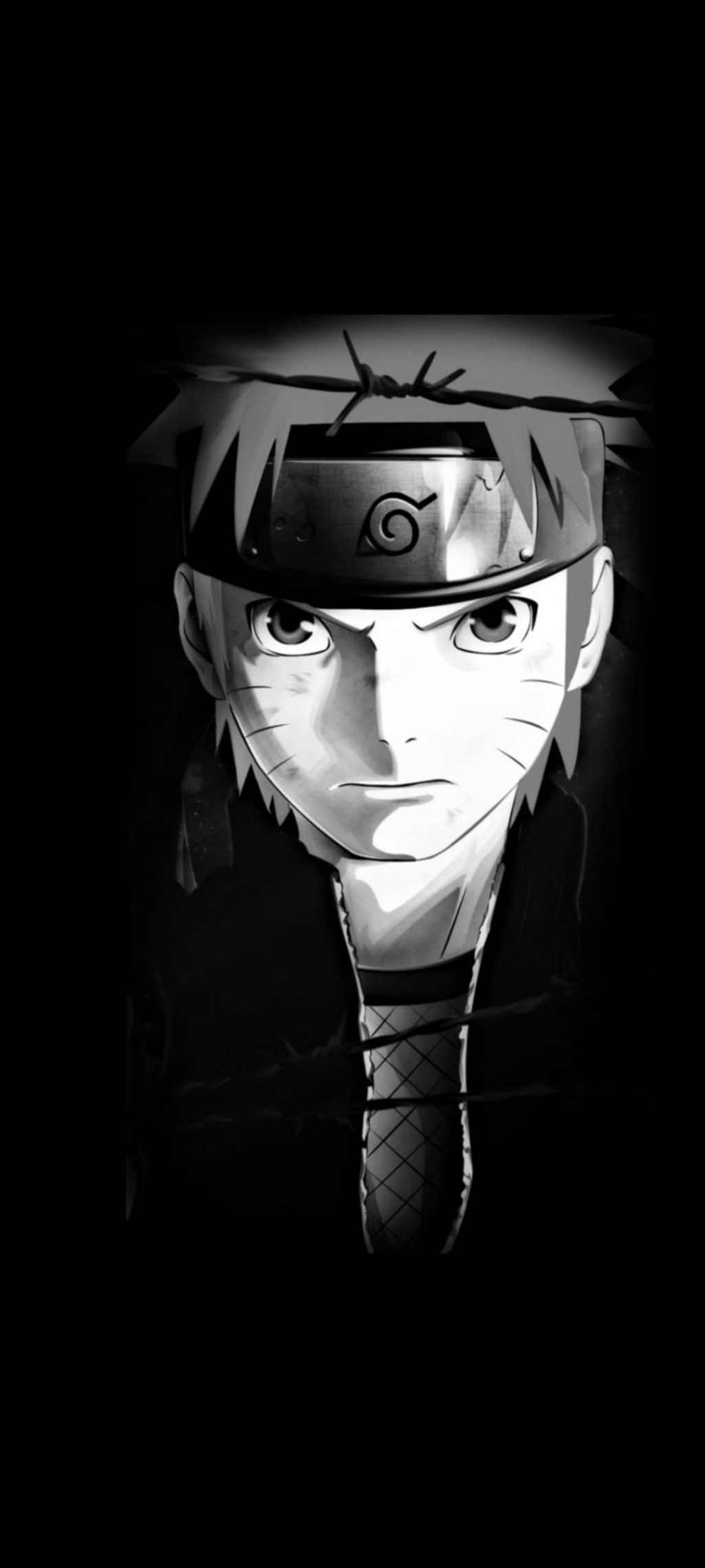 Download Serious Uzumaki Naruto Black Wallpaper  Wallpapers