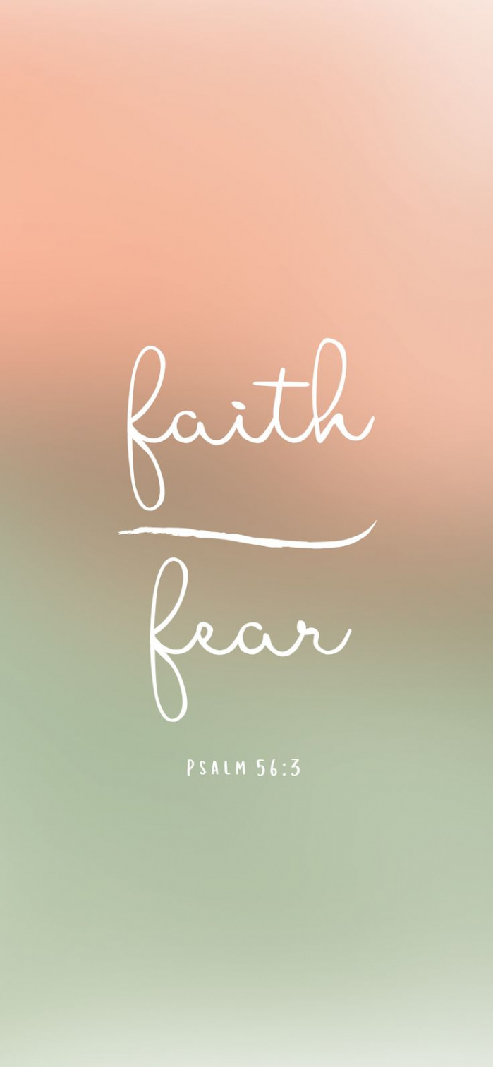 Faith over Fear” phone lock screen wallpaper  AshleyEddleman