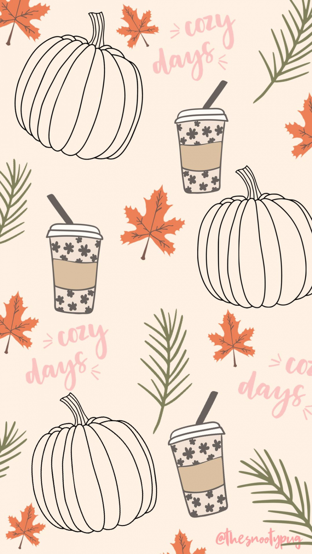 Fall trendy cute iPhone wallpaper background  Iphone wallpaper