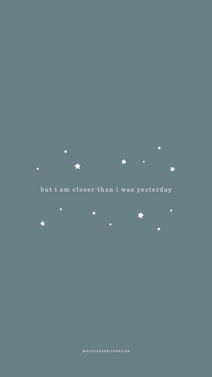 Free Phone Wallpaper: Closer Than I Was Yesterday — Olivia Herrick