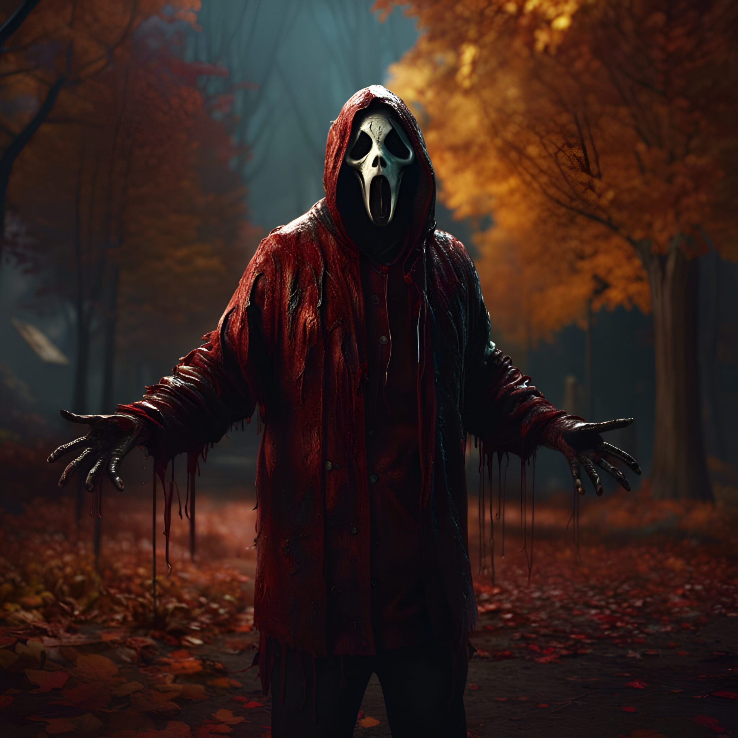 Ghostface in Autumn by SourVikings on DeviantArt