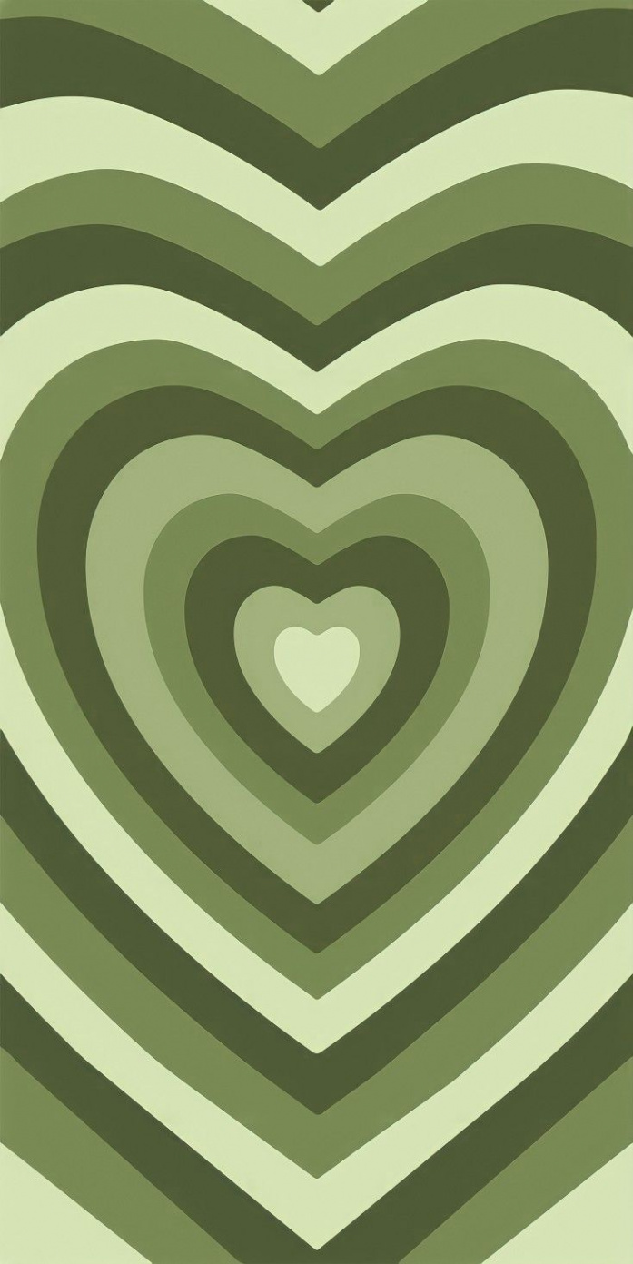 Green hearts aesthetic wallpaper  Şirin çizim, Vintage posterler