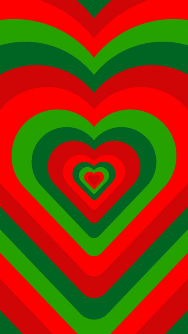 heart christmas wallpaper  Christmas phone wallpaper, Cute