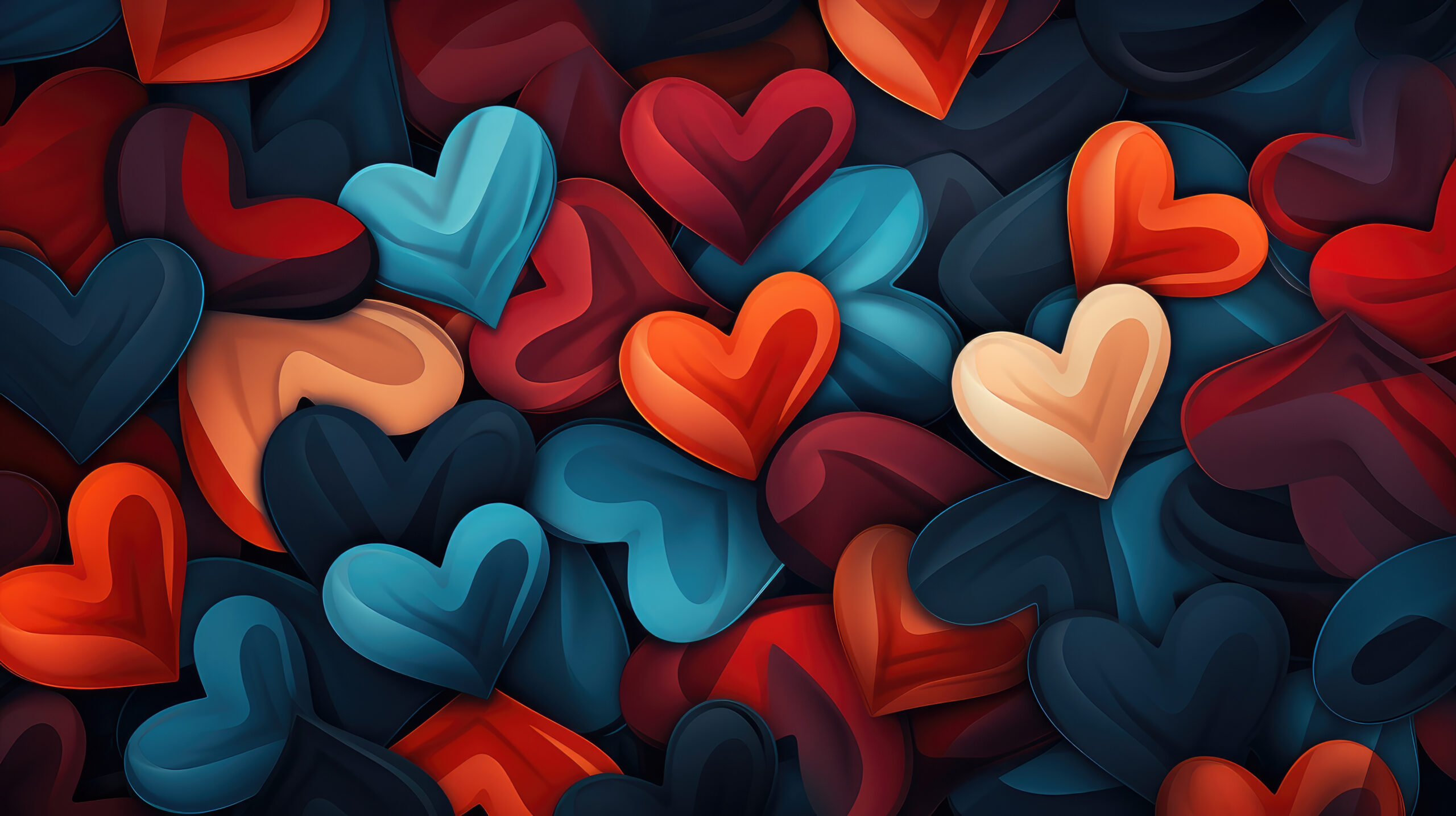 Hearts Wallpaper Background Free Stock Photo  picjumbo