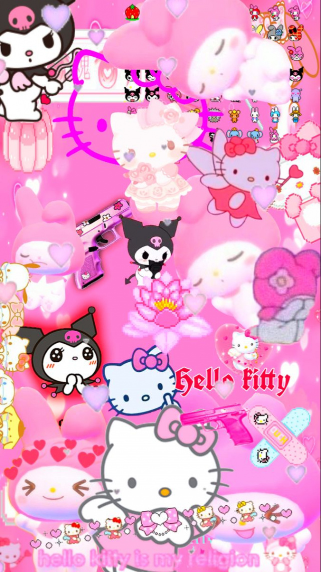 Hello kitty wallpaper yk  Hello kitty backgrounds, Hello kitty