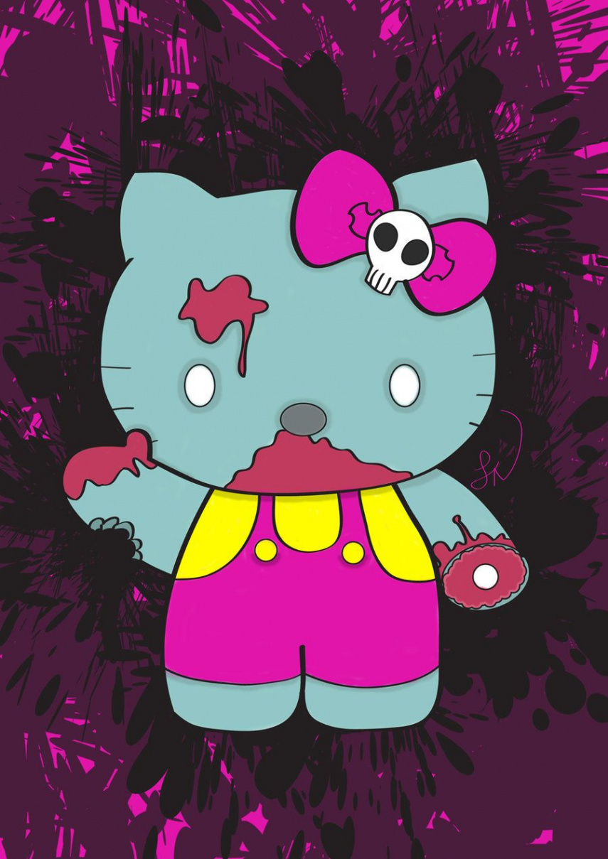 Hello Kitty Zombie  Hello kitty wallpaper, Melody hello kitty