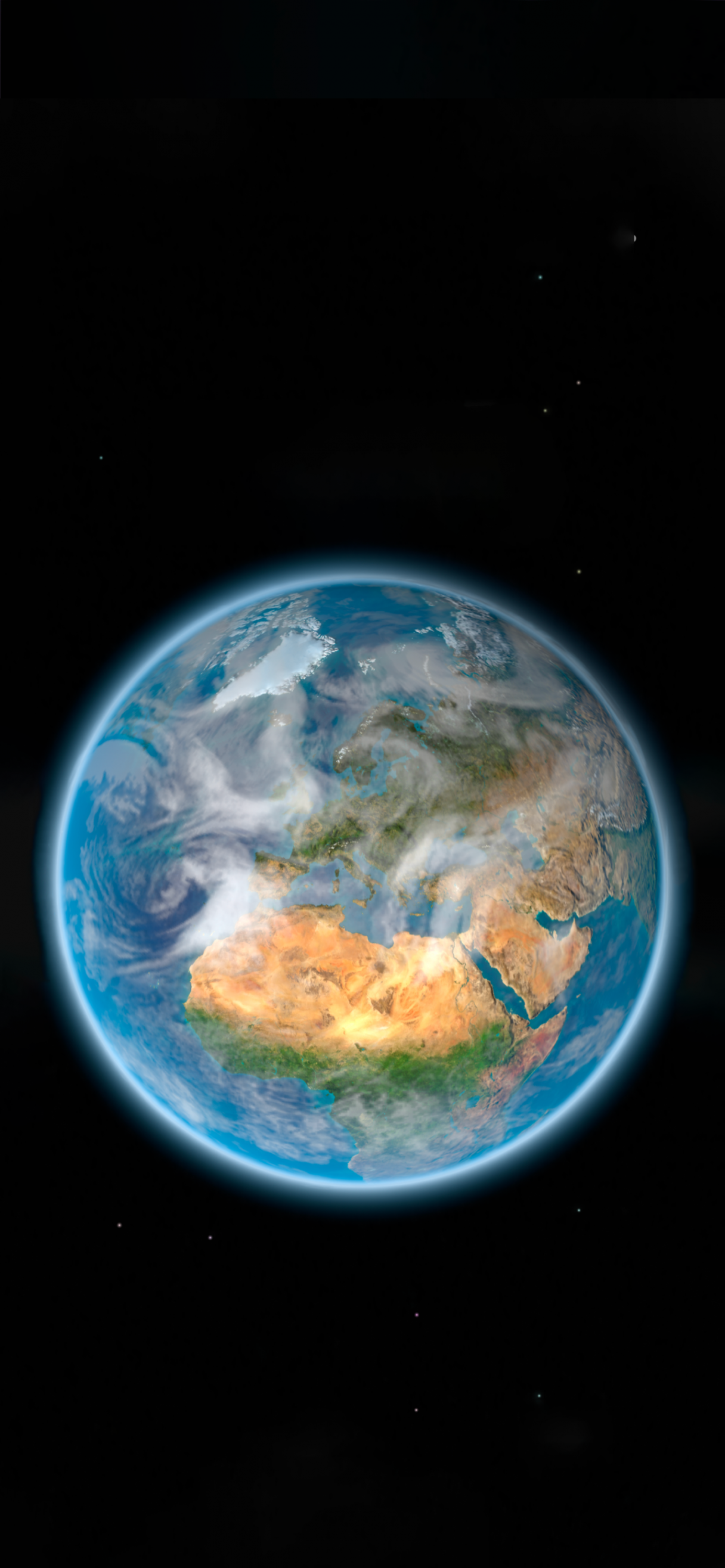 iOS  - Earth (Day View) - Europe - Wallpapers Central