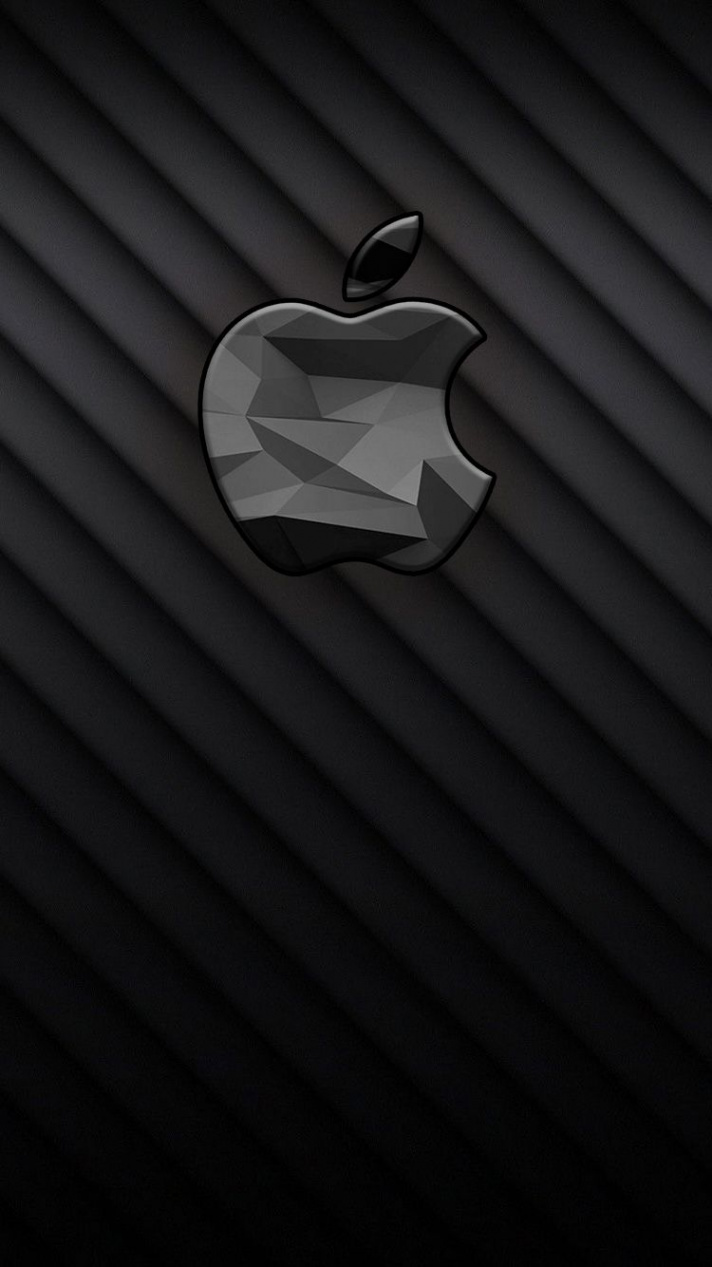 iPhoneWallpaper-BlackDApple  Black wallpaper iphone, Iphone