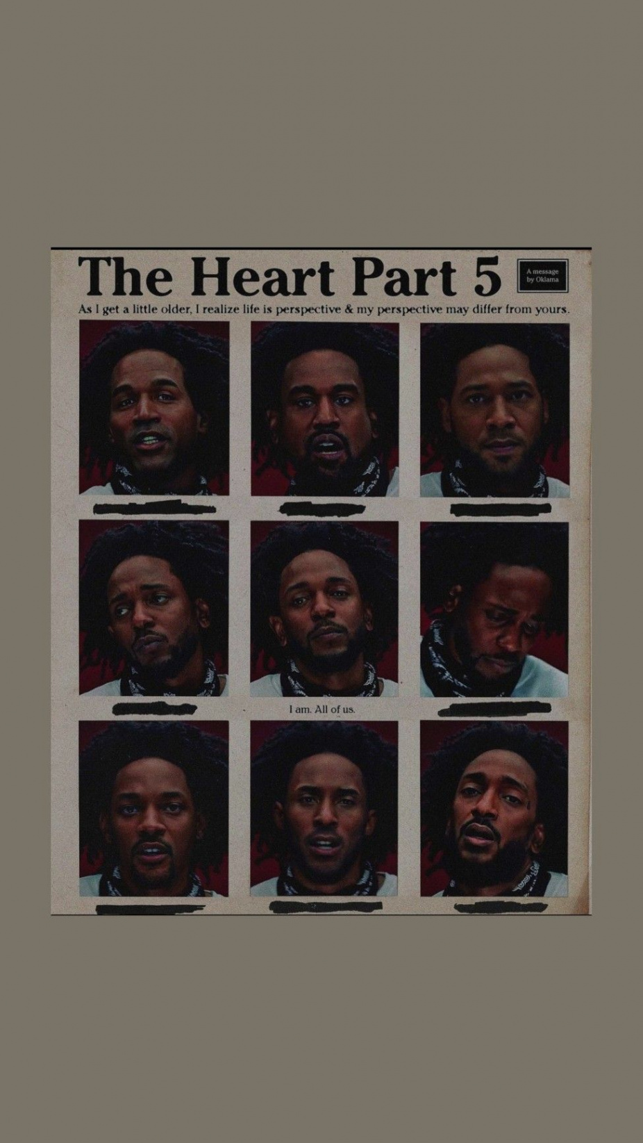 Kendrick Lamar ~ The heart part V  Kendrick lamar, Tupac pictures