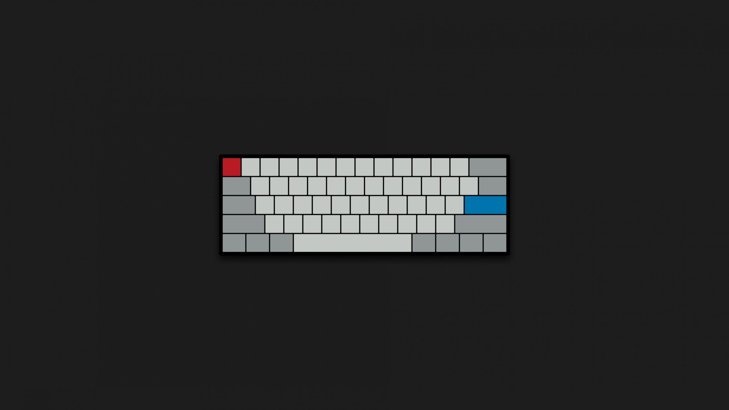 keyboard art] Minimal Keyboard k Wallpapers (taking requests