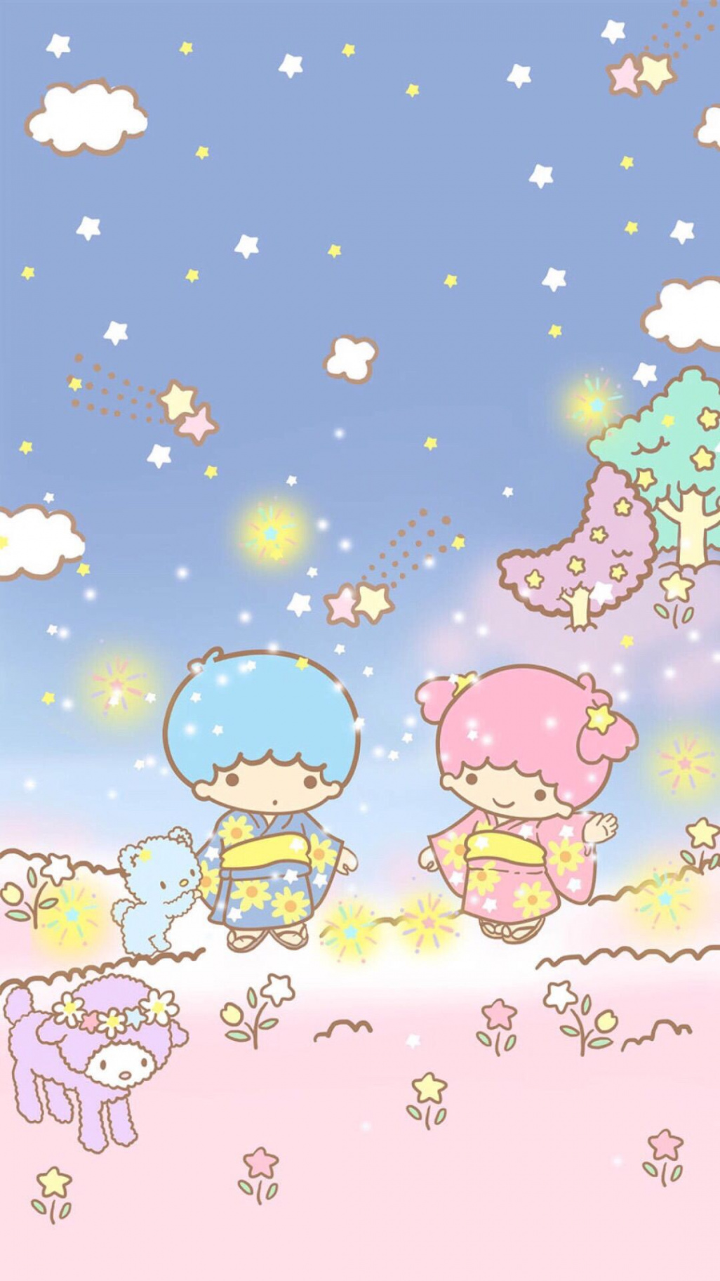 Little Twin Stars  Little twin stars, Sanrio wallpaper, Hello