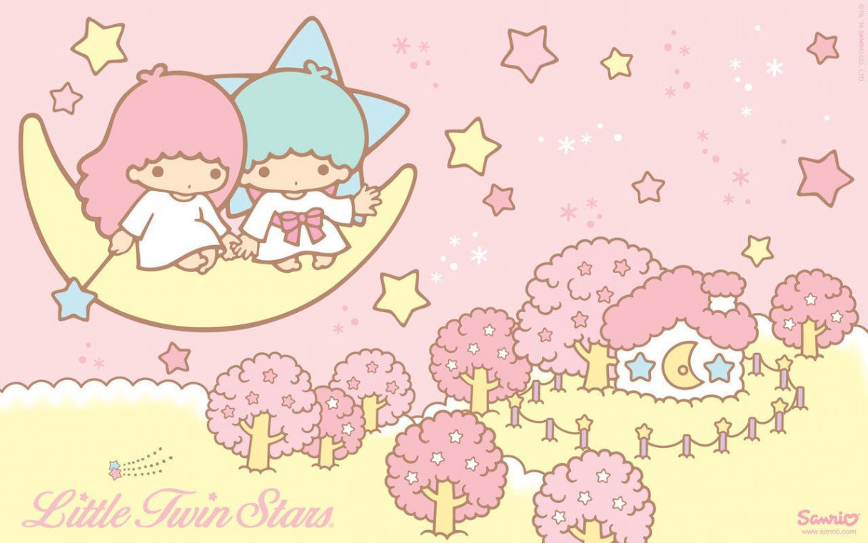 Little twin stars wallpaper  Sanrio wallpaper, My melody