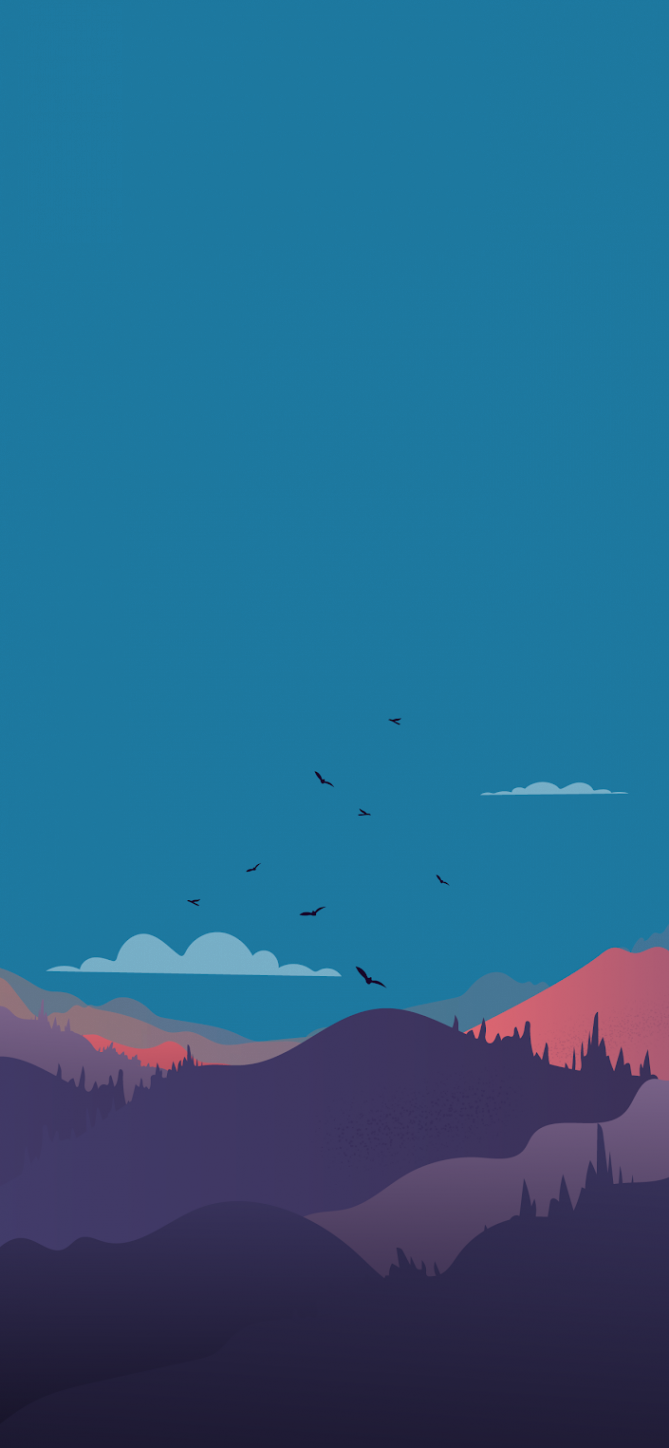 Lock screen wallpaper - Minimalist landscape  HeroScreen