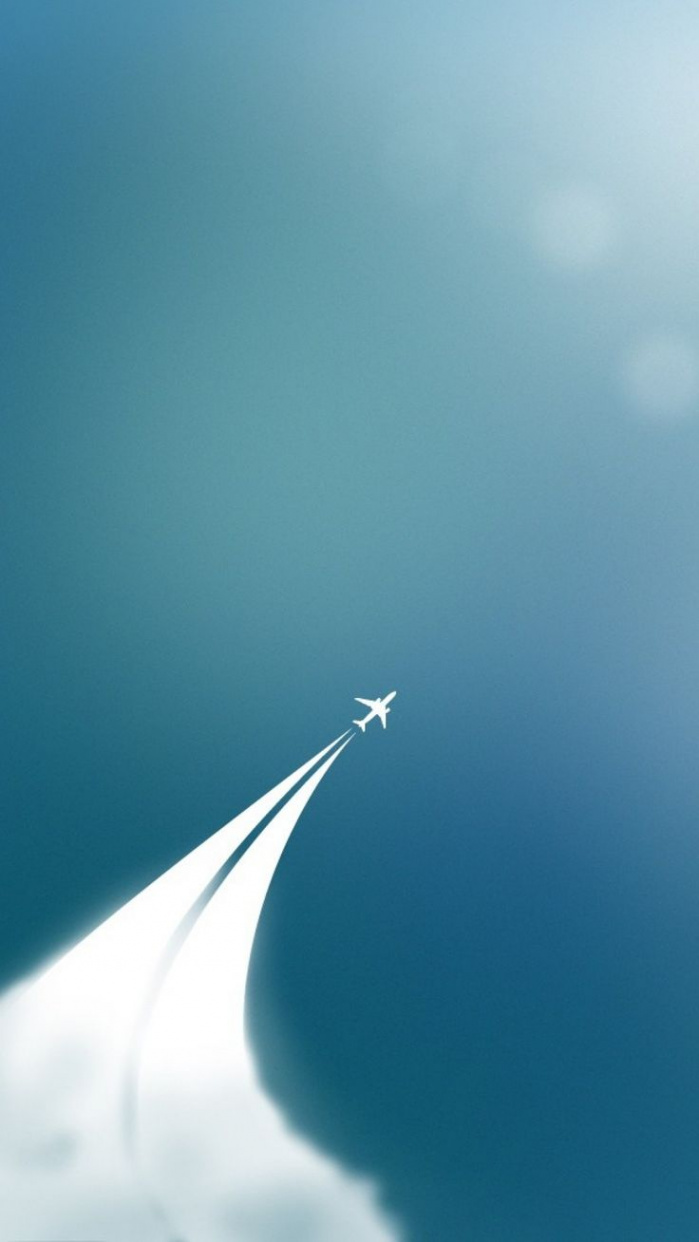 Minimalist plane  Airplane wallpaper, Minimal wallpaper, New