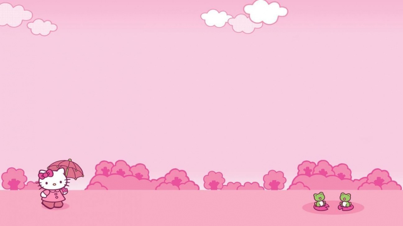 New Hello Kitty Pink Background FULL HD ×80 For PC