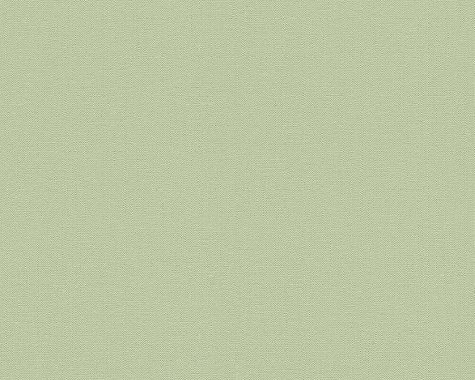 Non-Woven Wallpaper Structure Plain green -