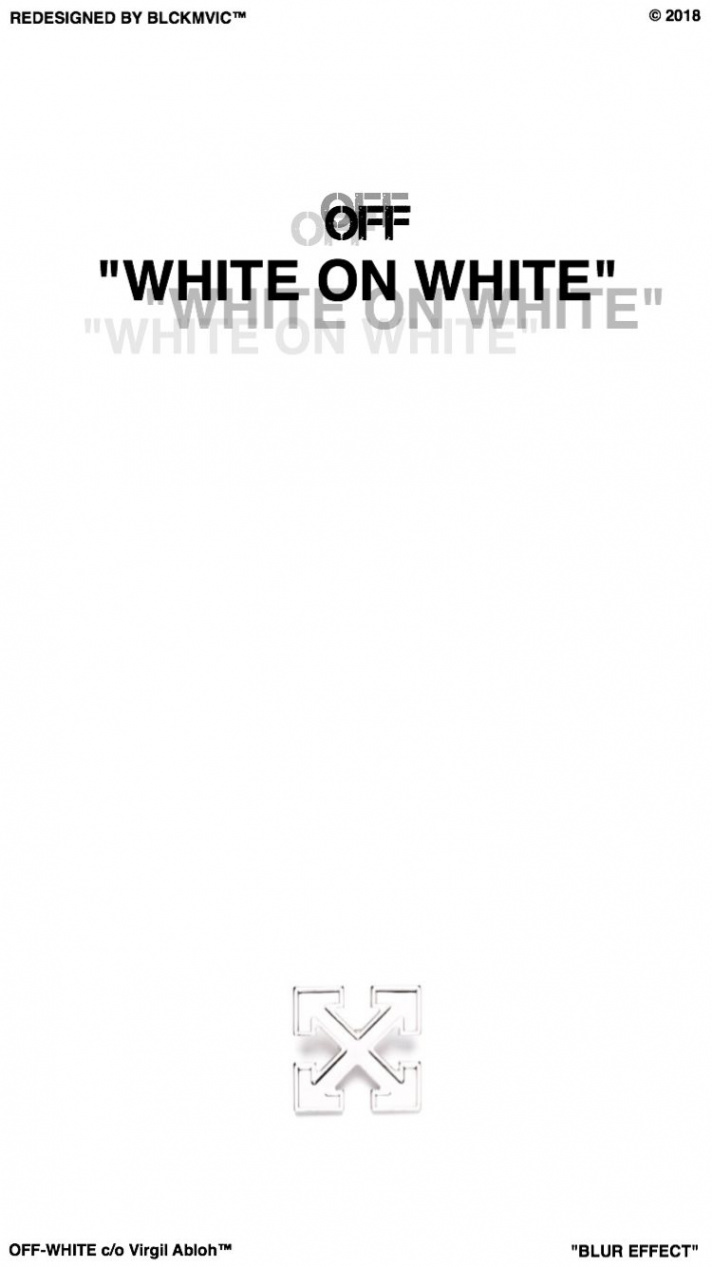 Off-White iPhone Wallpaper by BLCKMVIC ™  White wallpaper for