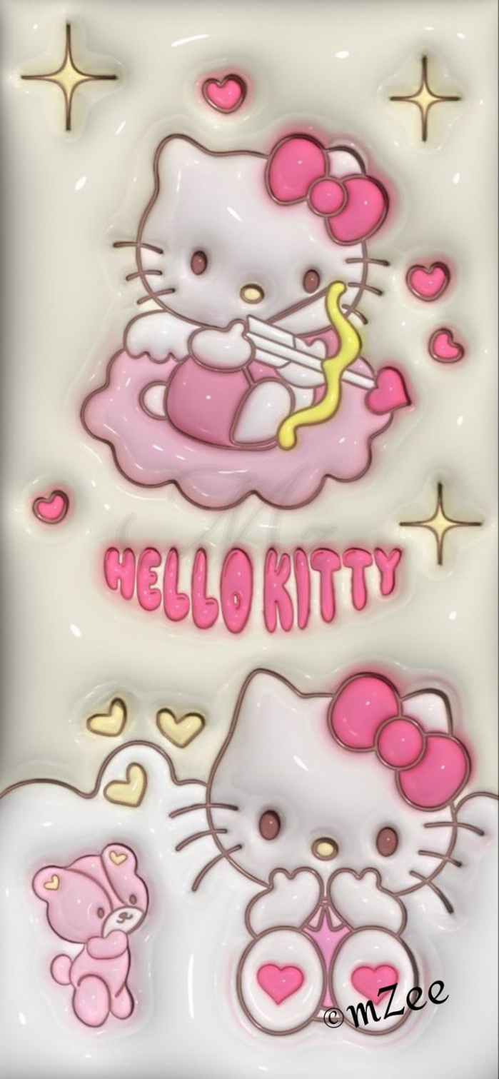 Pin by ೃ༄ ɱεℓೃ༄ on WPs I like  Pink wallpaper hello kitty