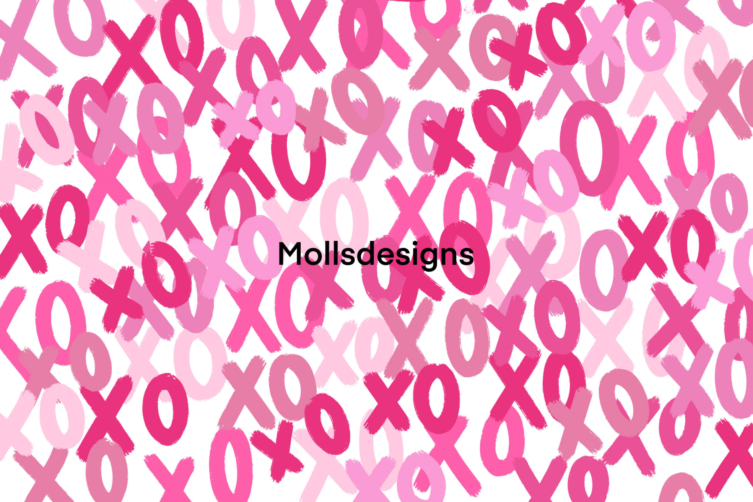 Pink XOXO Abstrakt Digitaler Download, Preppy Wall Art, Raum Dekor