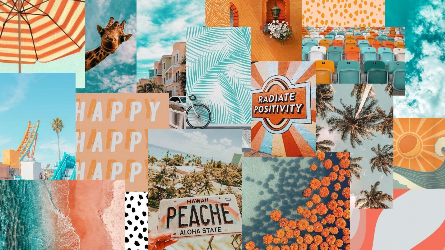 Preppy Aesthetic Collage Desktop Wallpapers - Wallpaper Cave