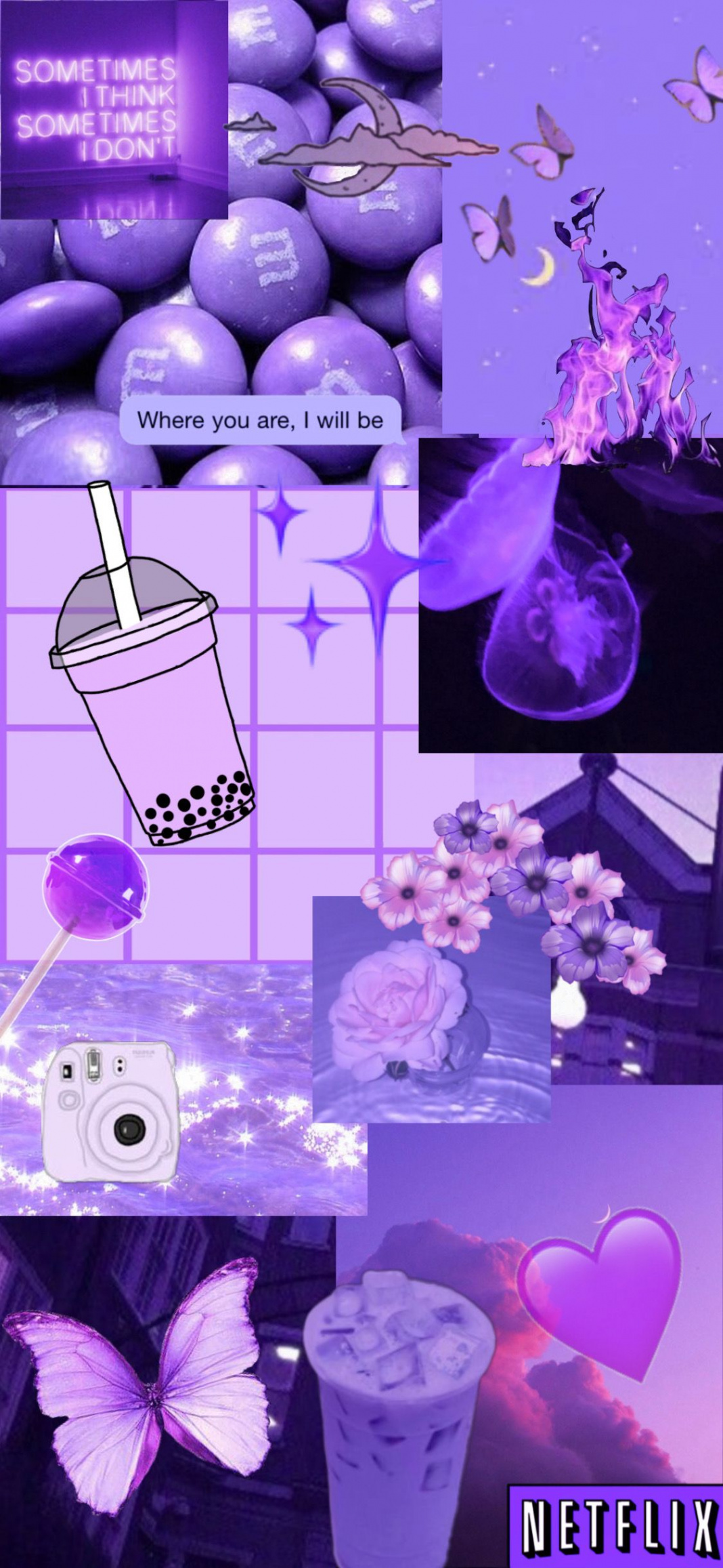 Purple Aesthetic Wallpaper  Wallpaper ponsel, Ungu, Kartu