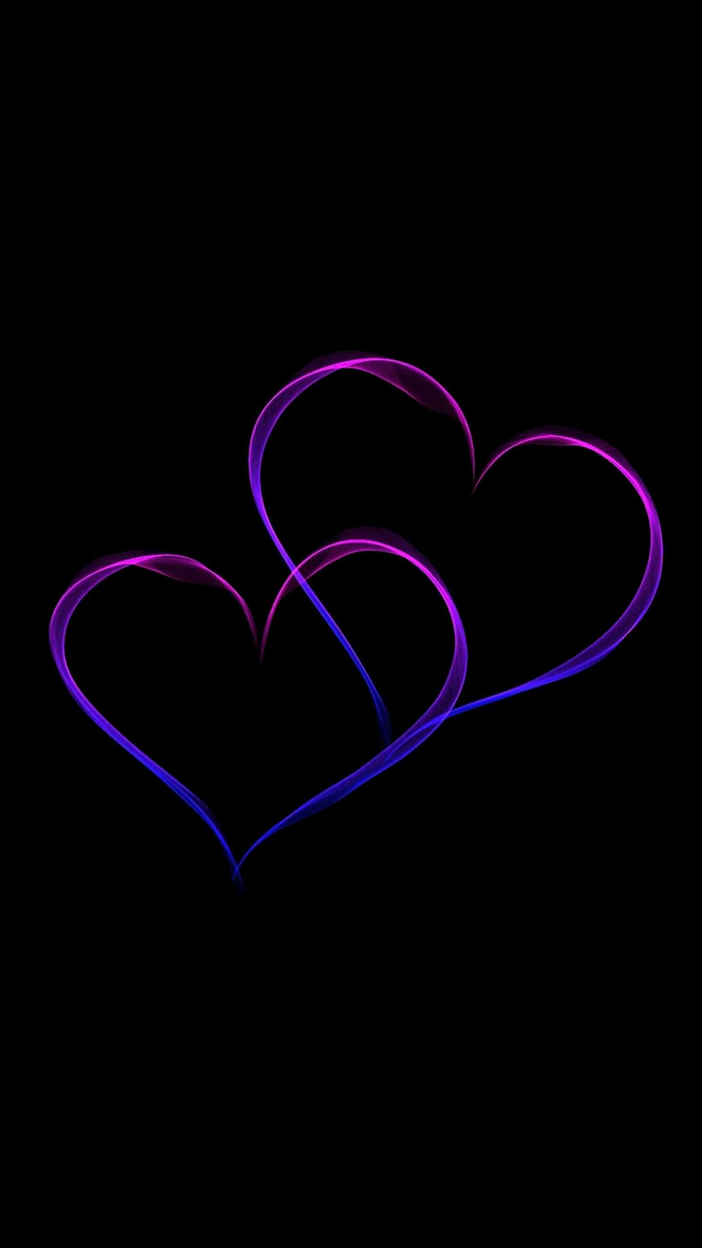 Purple Heart Wallpaper - iXpap  Heart wallpaper, Iphone wallpaper