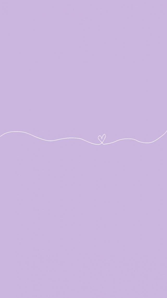 Purple wallpaper heart simple instagram iphone lavender  Lila