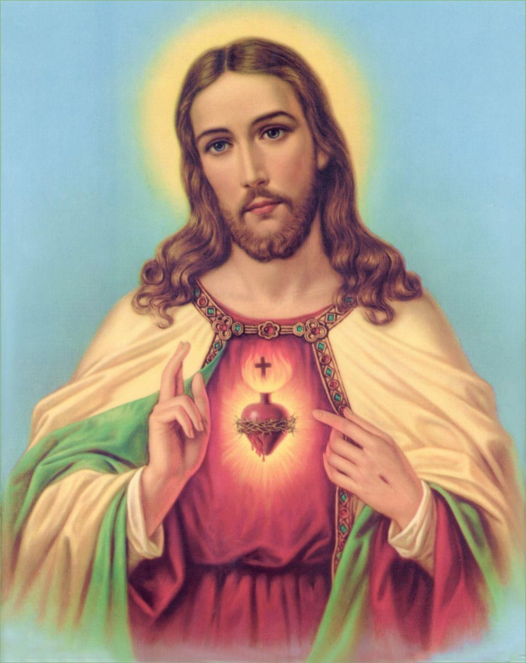 Sacred Heart Of Jesus Wallpaper  Jesus photo, Jesus, Mother mary