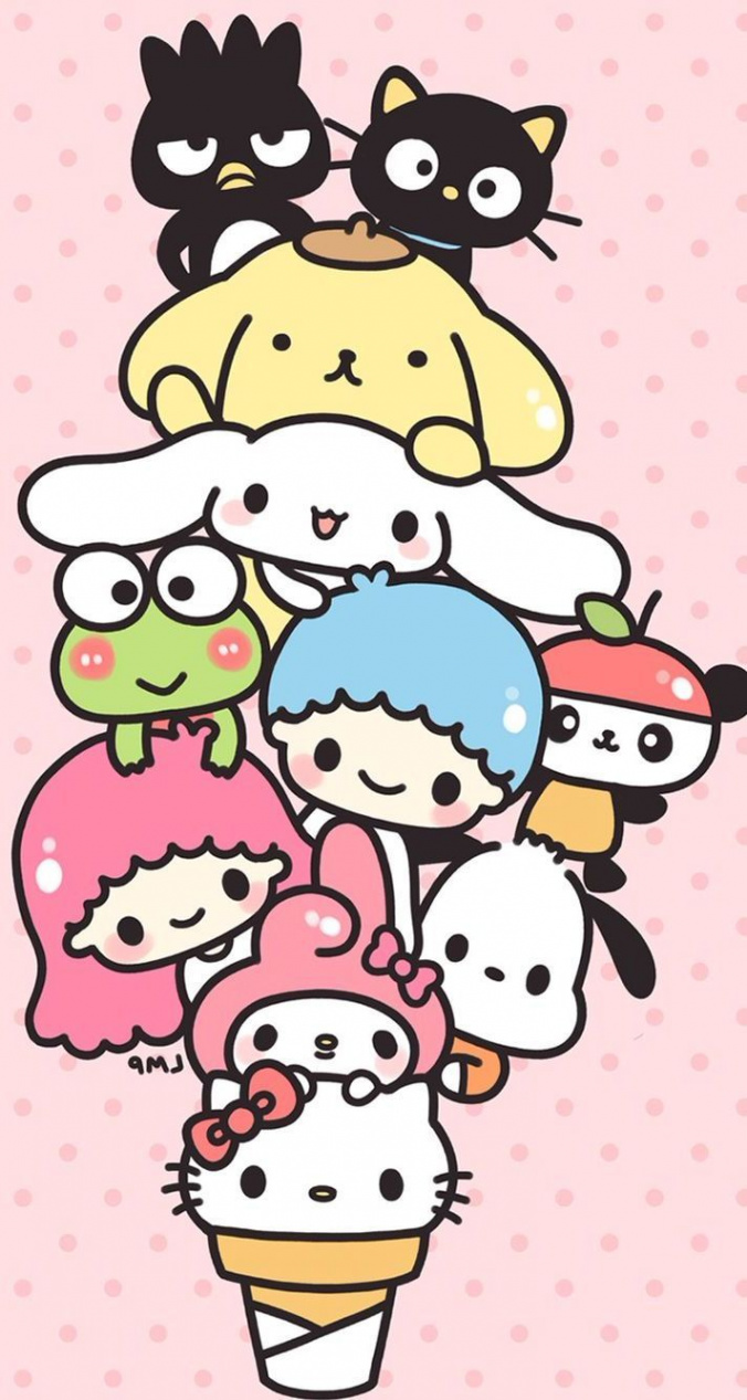 Sanrio Wallpaper  Sanrio wallpaper, Hello kitty, Hello kitty drawing