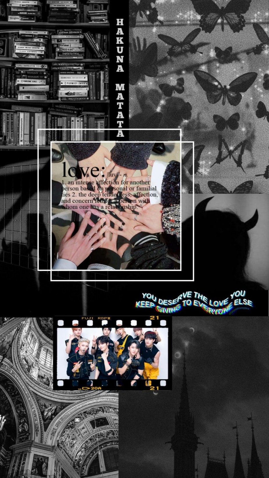 Stray kids ot dark aesthetic wallpaper  Arte estética, Arte