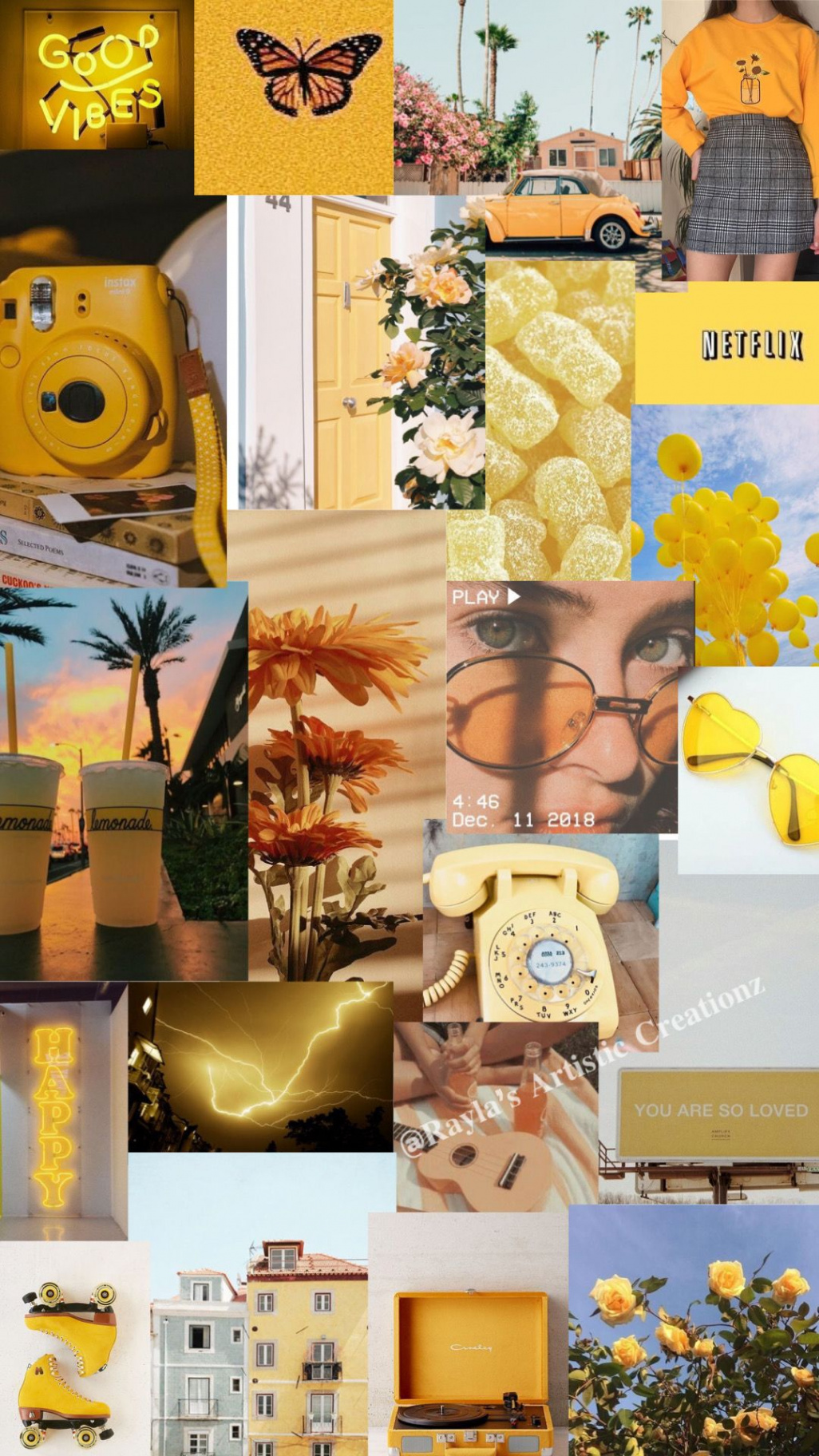 Stunning Yellow Aesthetic Wallpaper