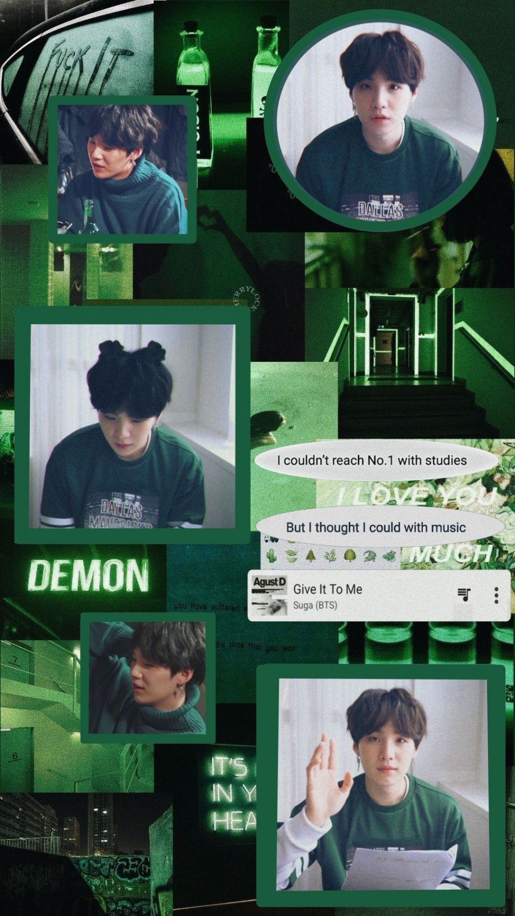 Suga green aesthetic  Bts happy birthday, Suga, Green aesthetic