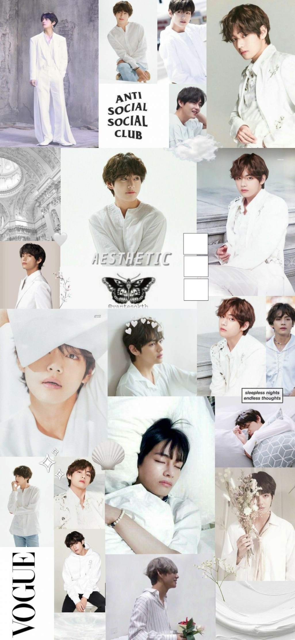 taehyung white aesthetic wallpaper < size   Aesthetic pictures