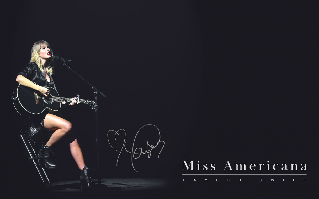 Taylor Swift - Miss Americana Desktop Wallpaper  by motzaburger