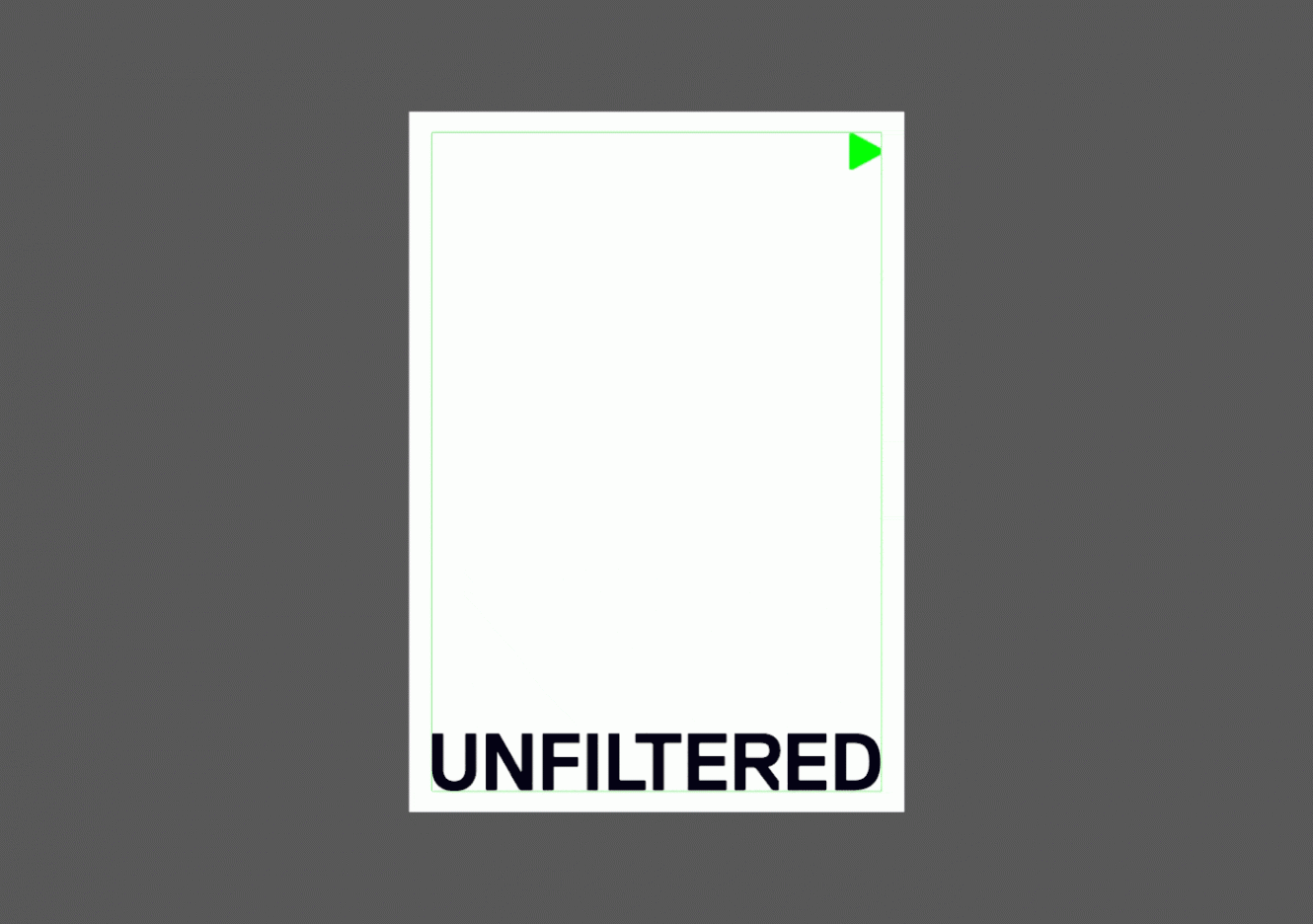 Unfiltered  Identity on Behance