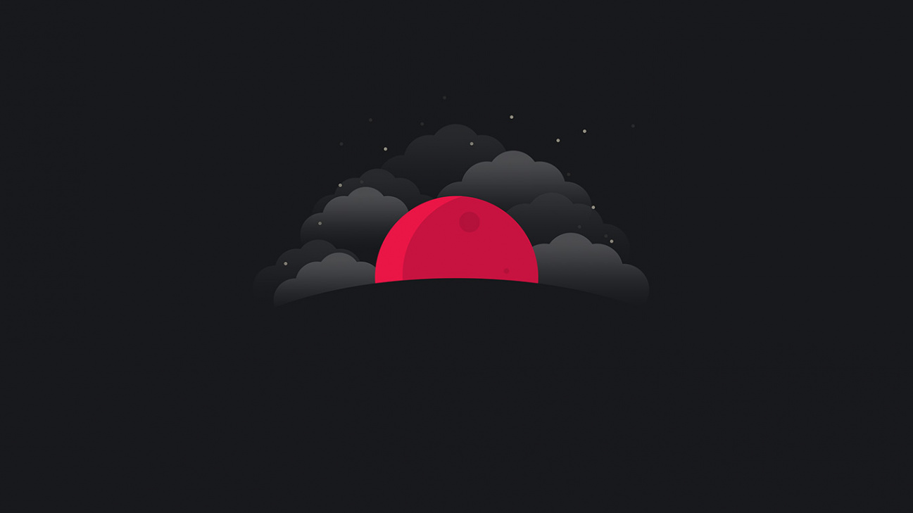 wallpaper for desktop, laptop  bl-art-sun-minimal-simple-red