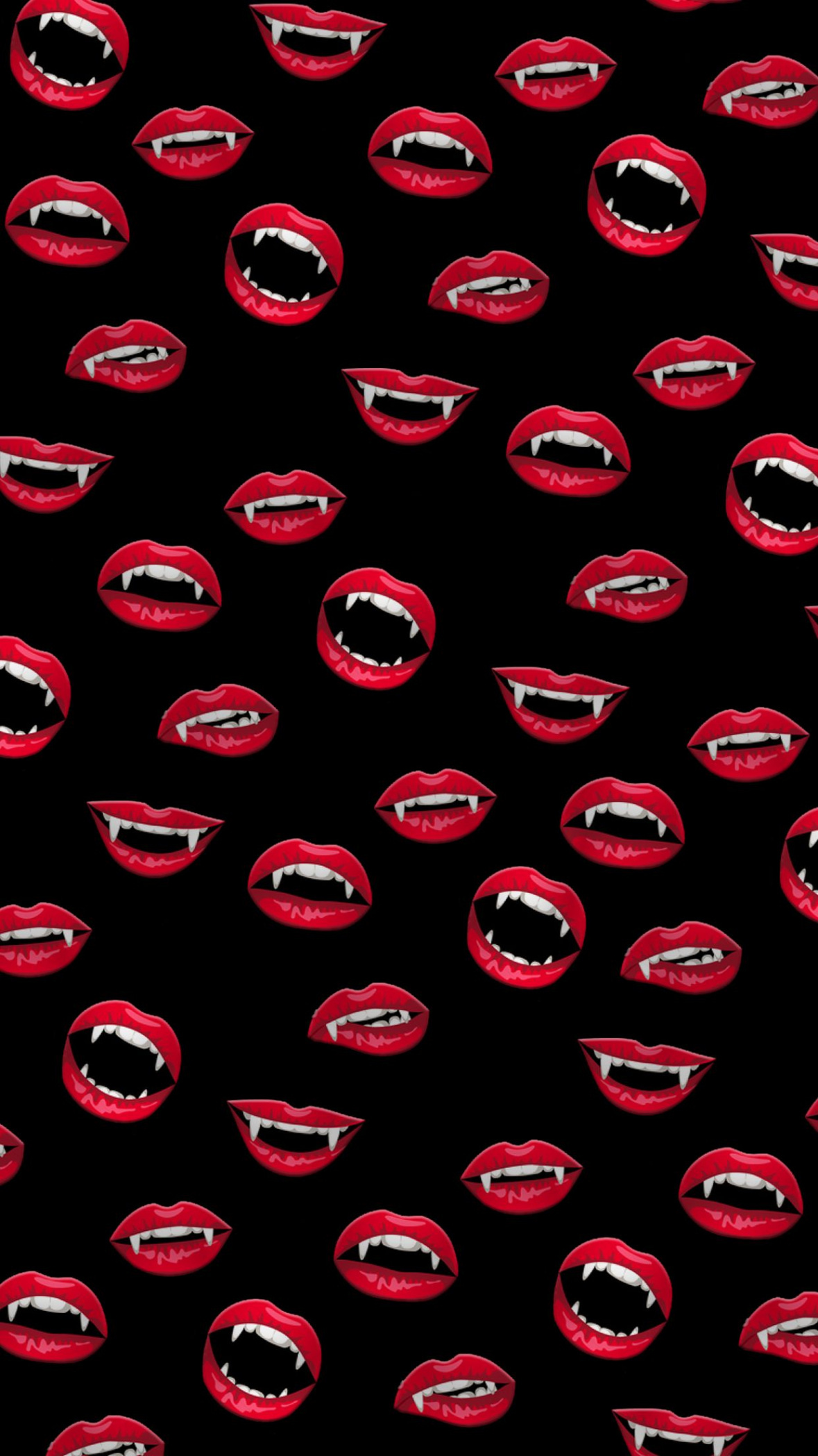 wallpaper vampire lips  Lip wallpaper, Halloween wallpaper iphone