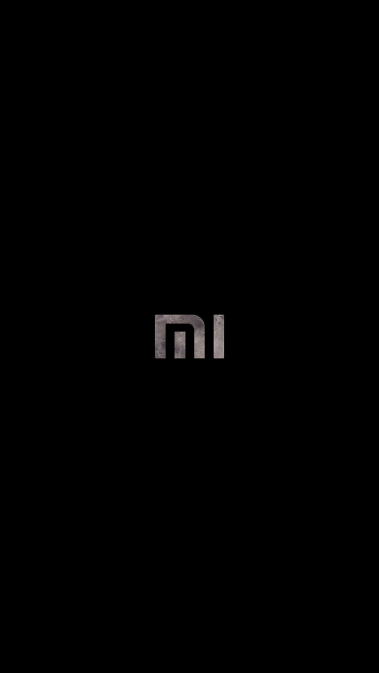 Xiaomi Moon, black, brand, dark, desenho, logo, mi, simple, HD