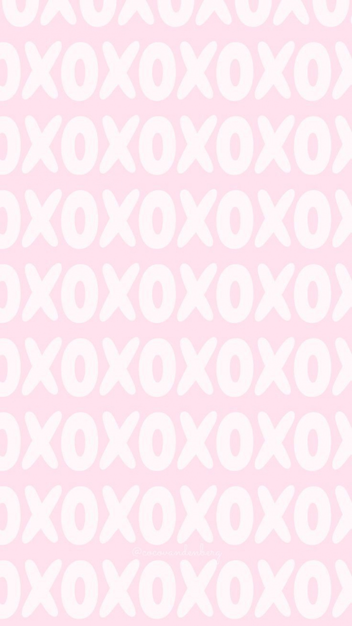 XOXO backround  Iphone wallpaper preppy, Preppy wallpaper, Pink