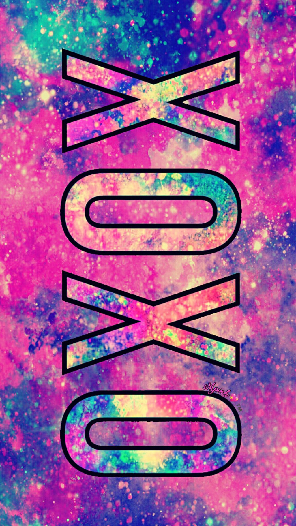 XOXO Galaxy Wallpaper #androidwallpaper #iphonewallpaper