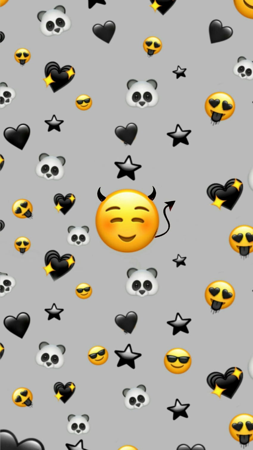 65+ Iphone Emoji Black Background 18