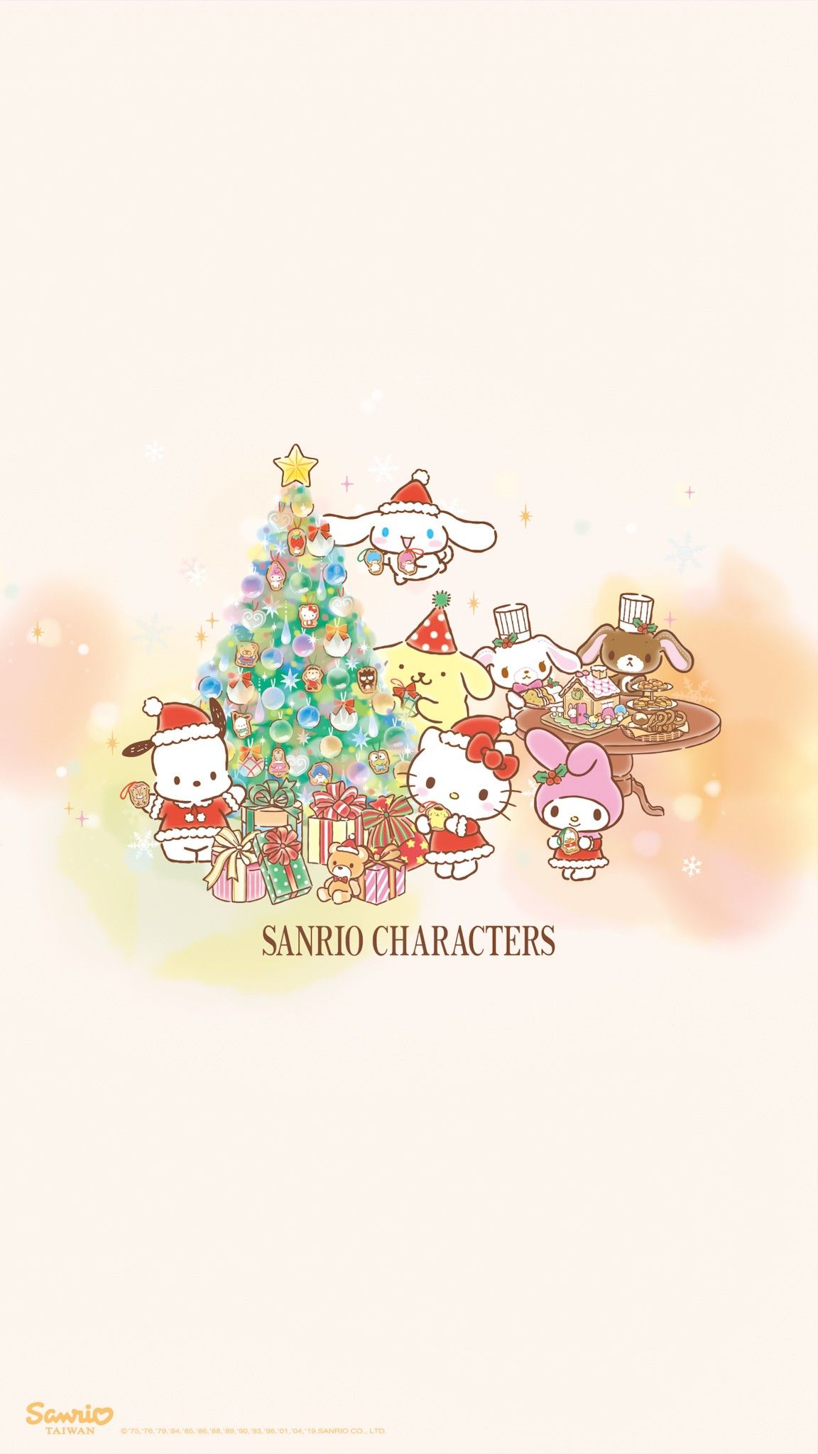 Christmas Homescreen Wallpaper Sanrio