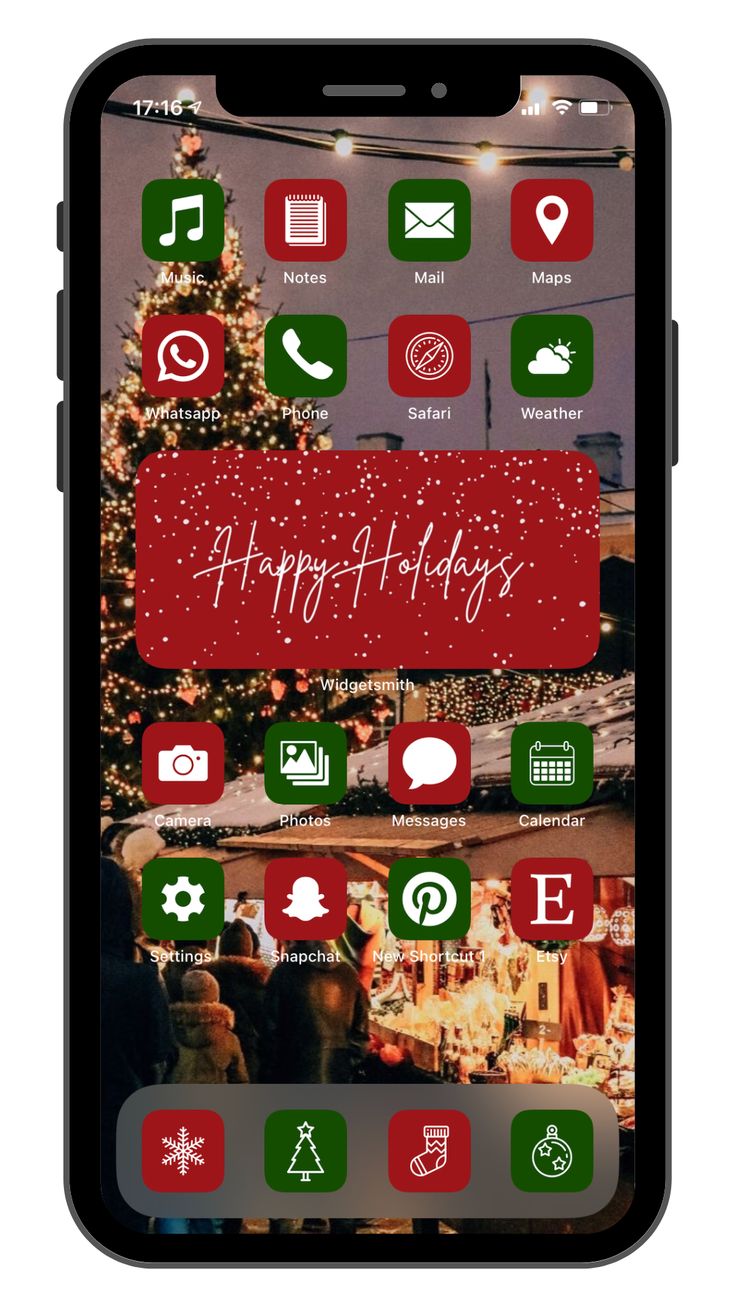 Christmas Ios 17 Lockscreen