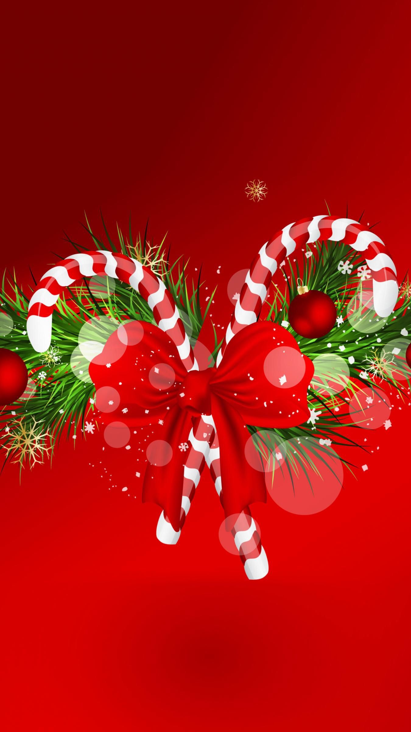 Christmas Lockscreen Candy Cane